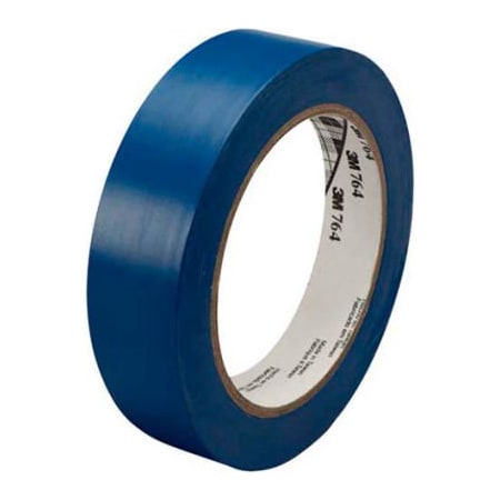 3M 764 Vinyl Tape 1 x 36 Yds 5 Mil Blue - 6/PACK T965764L6PK